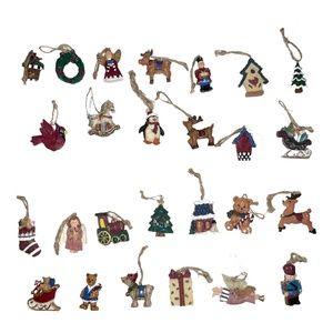Christmas Ornaments Minatures Lot of 26